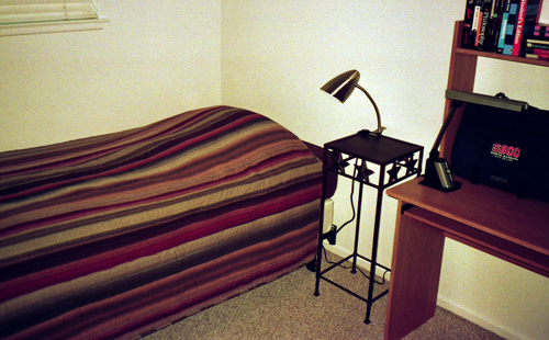 My room at Berkeley Rd, Goleta, Calif.