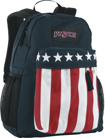 JanSport’s Captain America backpack borrows its pattern from the film Easy Rider