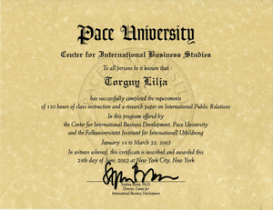 Pace diploma