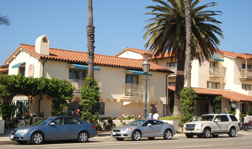 Cabrillo Blvd in Santa Barbara, Calif.