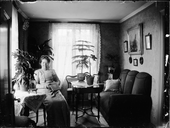 Mathilda Charlotta Lilja b. Brolin, midwife in Östhammar, Sweden