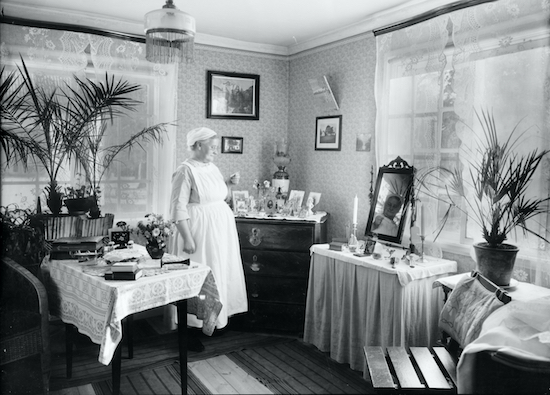 Mathilda Charlotta Lilja b. Brolin, midwife in Östhammar, Sweden