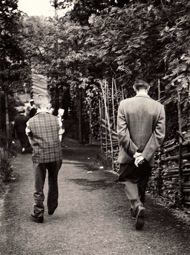 Dad and cousin Sven-Göran in Skansen