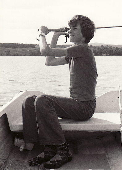 Torgny at Lake Helgum c1975