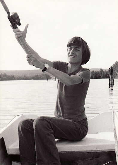 Torgny at Lake Helgum c1975