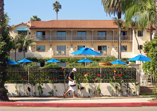 Cabrillo Blvd in Santa Barbara, Calif.