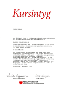 Folkuniversitetet diploma