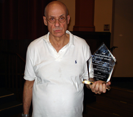 James Ellroy receives the Ross MacDonald Literary Award