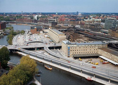 Postal terminal in central Stockholm