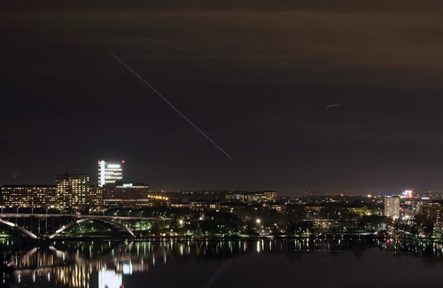 Västerbron and Marieberg in Stockholm, Sweden