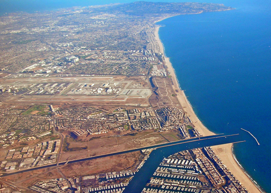 Marina Del Rey looking south