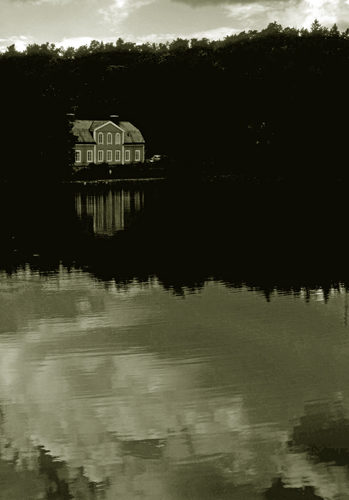 Lake Alby-Sjön in Tyresö, Sweden