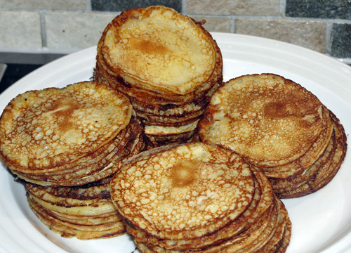 Small pancakes