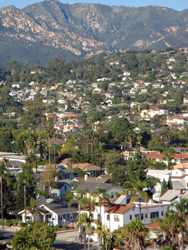 View from Santa Barbara County Courthouse, Santa Barbara, Calif.