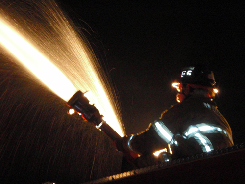 Firefighter from Santa Barbara Fire Dpt.