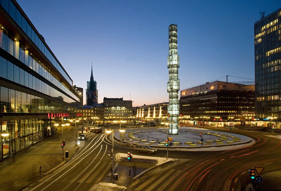 Sergel’s Square in Stockholm, Sweden