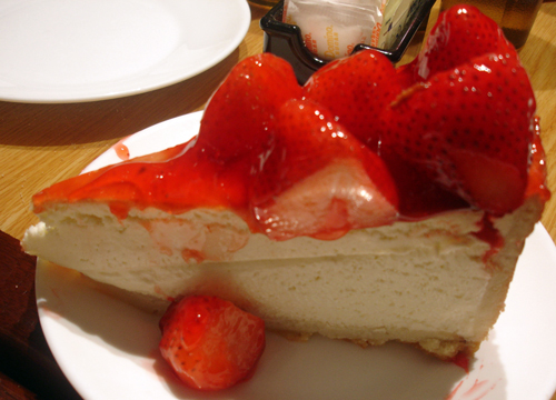 Strawberry cheeseckake