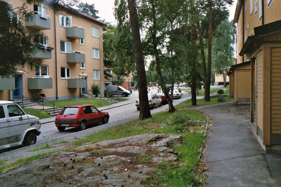 Street Sågverksgatan in Stockholm, Sweden