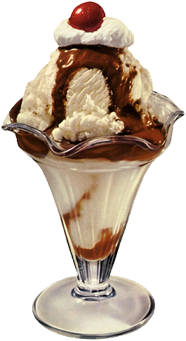 Sundae ice-cram